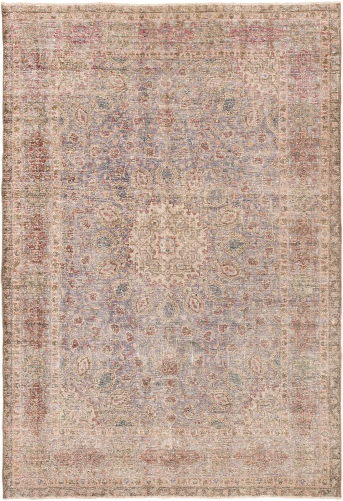 Persian Rug Vintage 9'11"x6'8" 9'11"x6'8", Persian Rug Knotted by hand