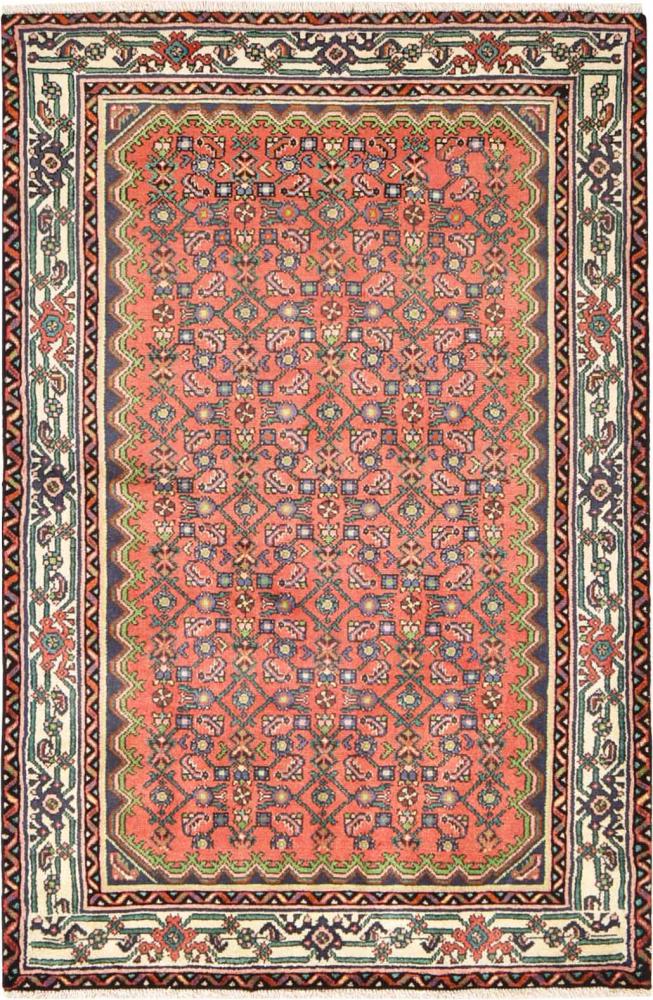 Persian Rug Hamadan 146x98 146x98, Persian Rug Knotted by hand
