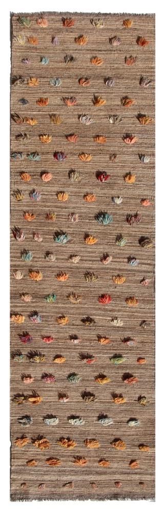 Afghansk tæppe Kelim Afghan Berber Edition 296x89 296x89, Persisk tæppe Håndvævet