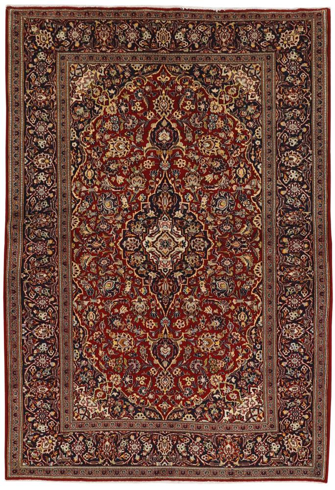 Persialainen matto Keshan 212x142 212x142, Persialainen matto Käsinsolmittu