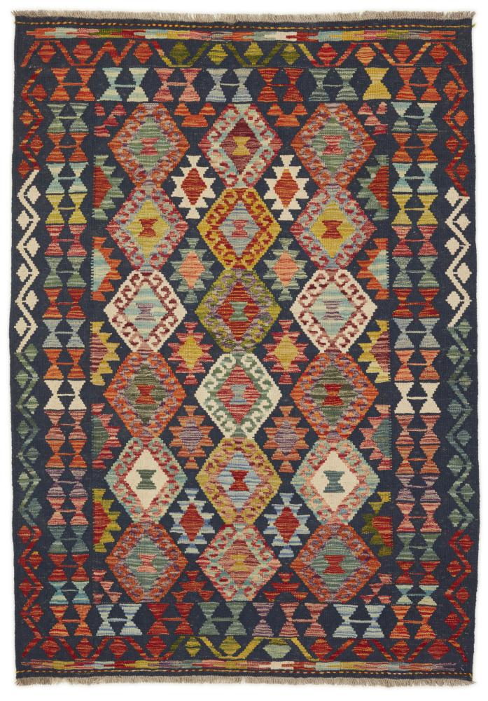 Tapis afghan Kilim Afghan 189x132 189x132, Tapis persan Tissé à la main