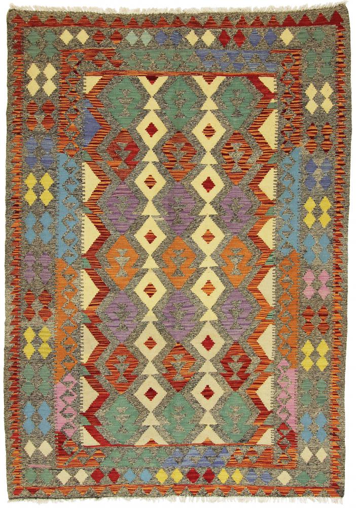 Tapete afegão Kilim Afegão Heritage 242x172 242x172, Tapete persa Tecido à mão