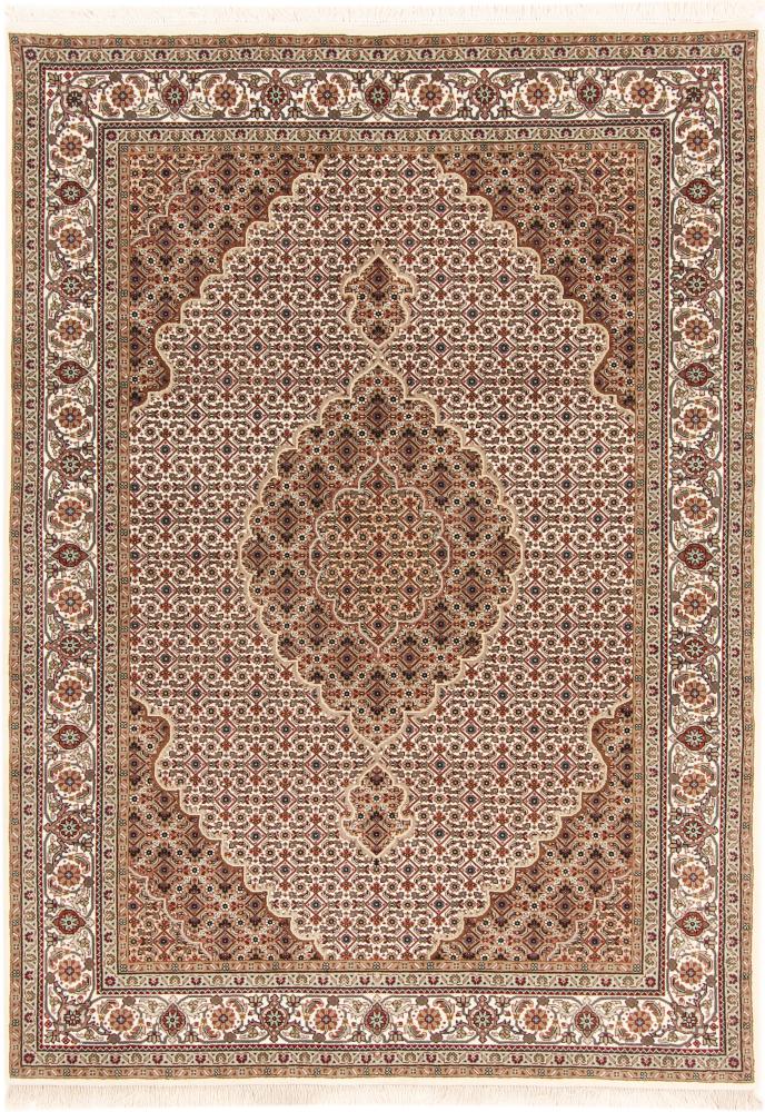 Indo rug Tabriz 204x144 204x144, Persian Rug Knotted by hand