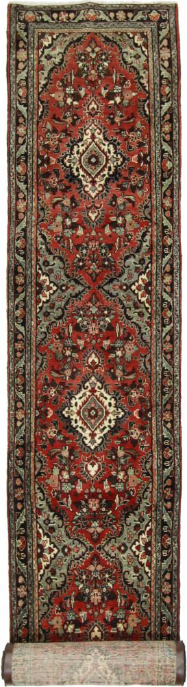 Persian Rug Hamadan 18'6"x2'11" 18'6"x2'11", Persian Rug Knotted by hand