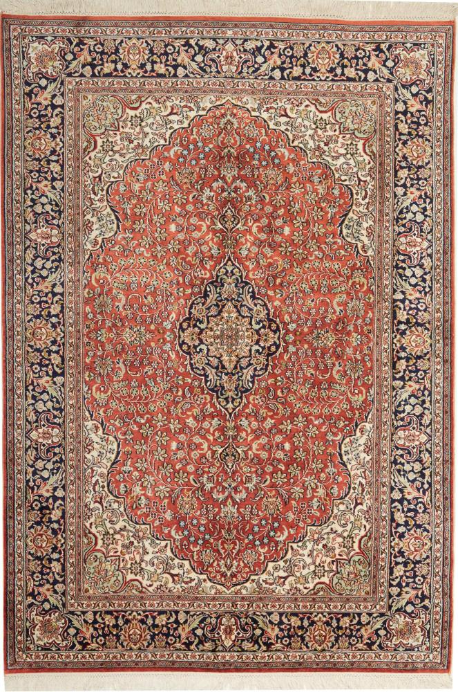 Tapete indiano Kashmir Seda 182x125 182x125, Tapete persa Atado à mão