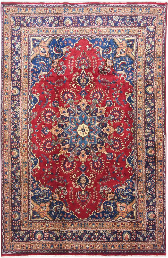 Persisk tæppe Mashad 303x198 303x198, Persisk tæppe Knyttet i hånden