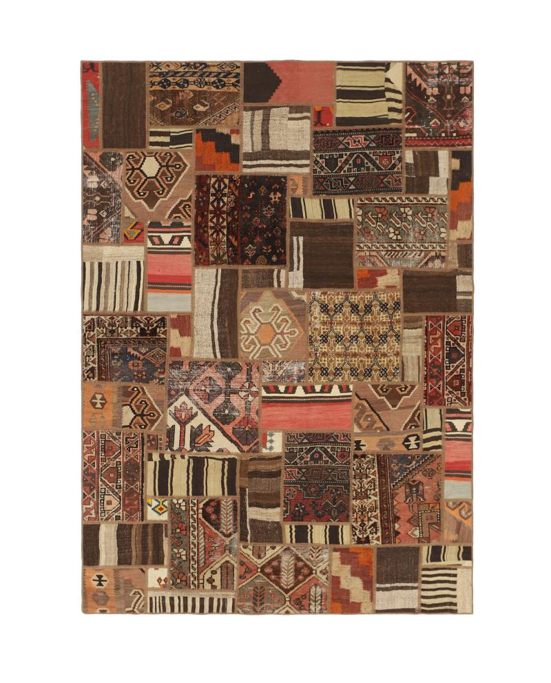 Persialainen matto Kelim Patchwork 241x171 241x171, Persialainen matto kudottu