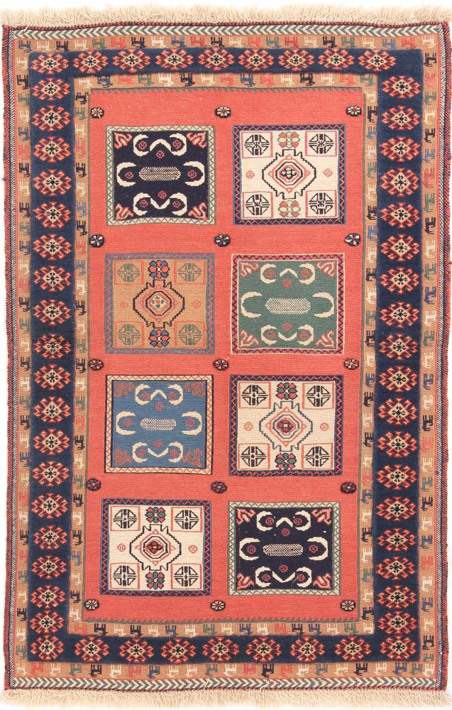 Tapete persa Kilim Soozani Nimbaft 144x96 144x96, Tapete persa Tecido à mão