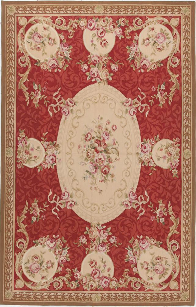 Kinesisk tæppe Kelim Aubusson 278x179 278x179, Persisk tæppe Håndvævet