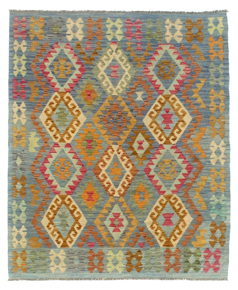 Afghan rug Kilim Afghan 199x156 199x156, Persian Rug Woven by hand