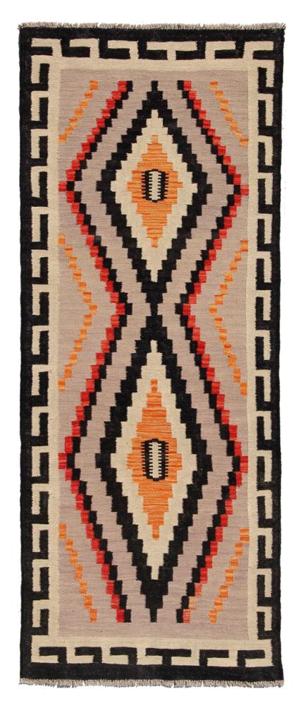 Afghanischer Teppich Kelim Afghan 203x78 203x78, Perserteppich Handgewebt