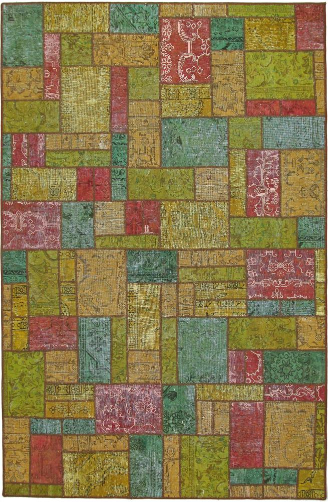 Perzsa szőnyeg Patchwork 303x196 303x196, Perzsa szőnyeg Kézzel csomózva