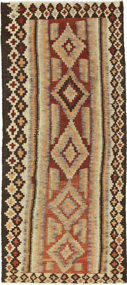Perzsa szőnyeg Kilim Fars Azerbaijan Antik 9'10"x4'4" 9'10"x4'4", Perzsa szőnyeg szőttesek