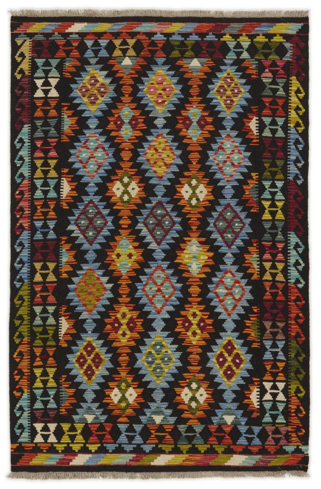 Alfombra afgana Kilim Afghan 192x124 192x124, Alfombra persa Tejido a mano