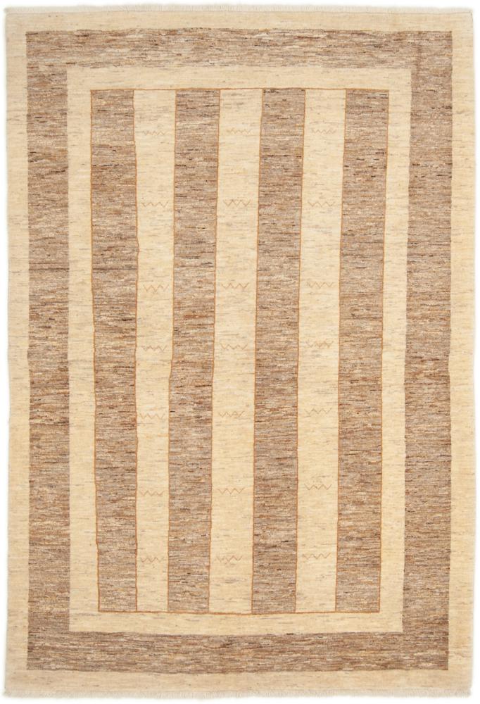 Persian Rug Persian Gabbeh Loribaft 8'1"x5'7" 8'1"x5'7", Persian Rug Knotted by hand