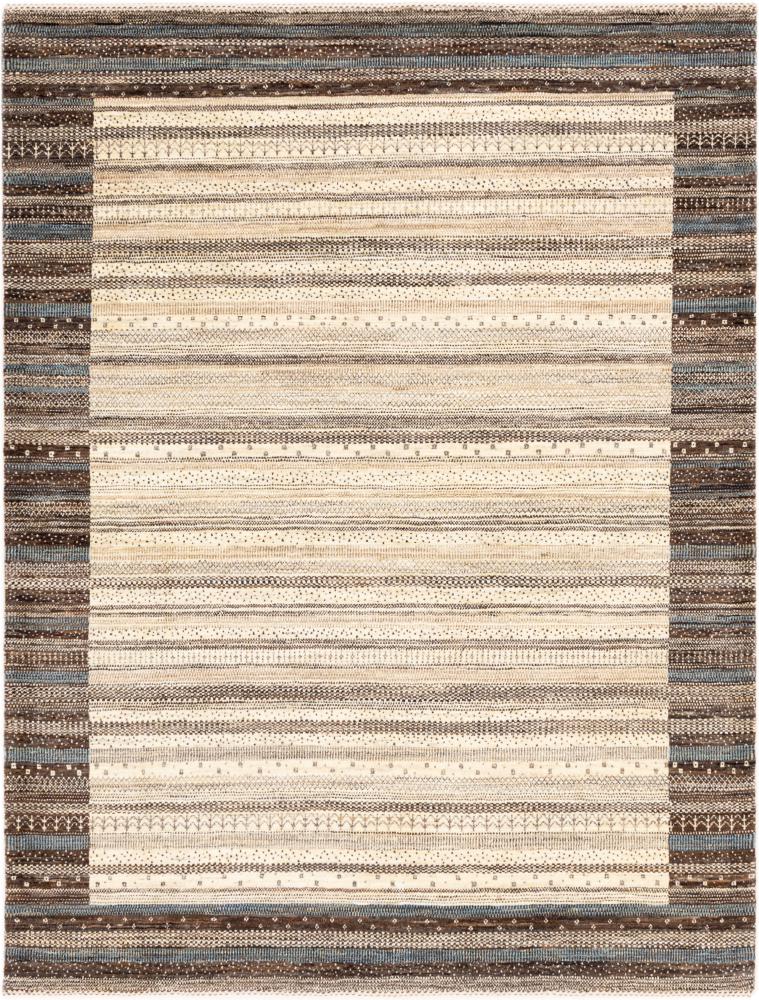 Tapis persan Persan Gabbeh Loribaft Tabiilbaft 197x151 197x151, Tapis persan Noué à la main