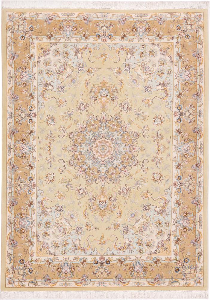 Covor persan Tabriz 60Raj Urzeală de Mătase 205x149 205x149, Covor persan Lucrate de mână