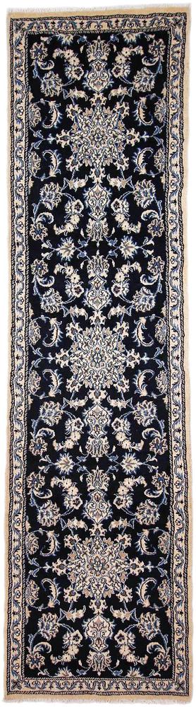 Persisk tæppe Nain 296x77 296x77, Persisk tæppe Knyttet i hånden