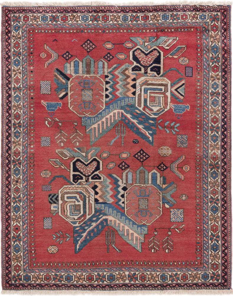 Perzisch tapijt Kerman Shahrbabak Alt 130x105 130x105, Perzisch tapijt Handgeknoopte