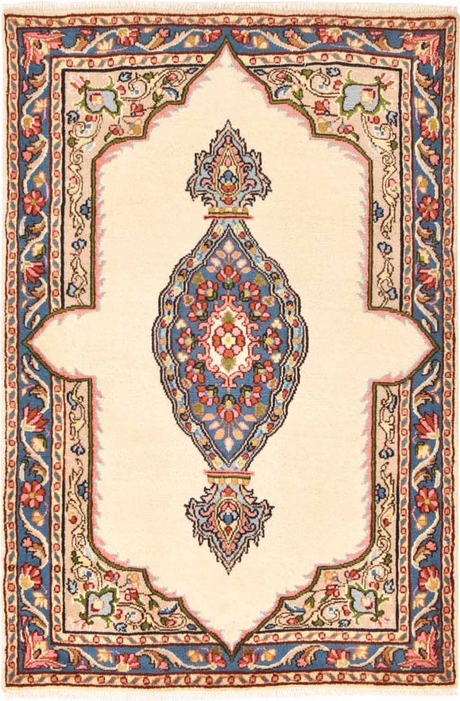 Tapete persa Kerman 141x92 141x92, Tapete persa Atado à mão