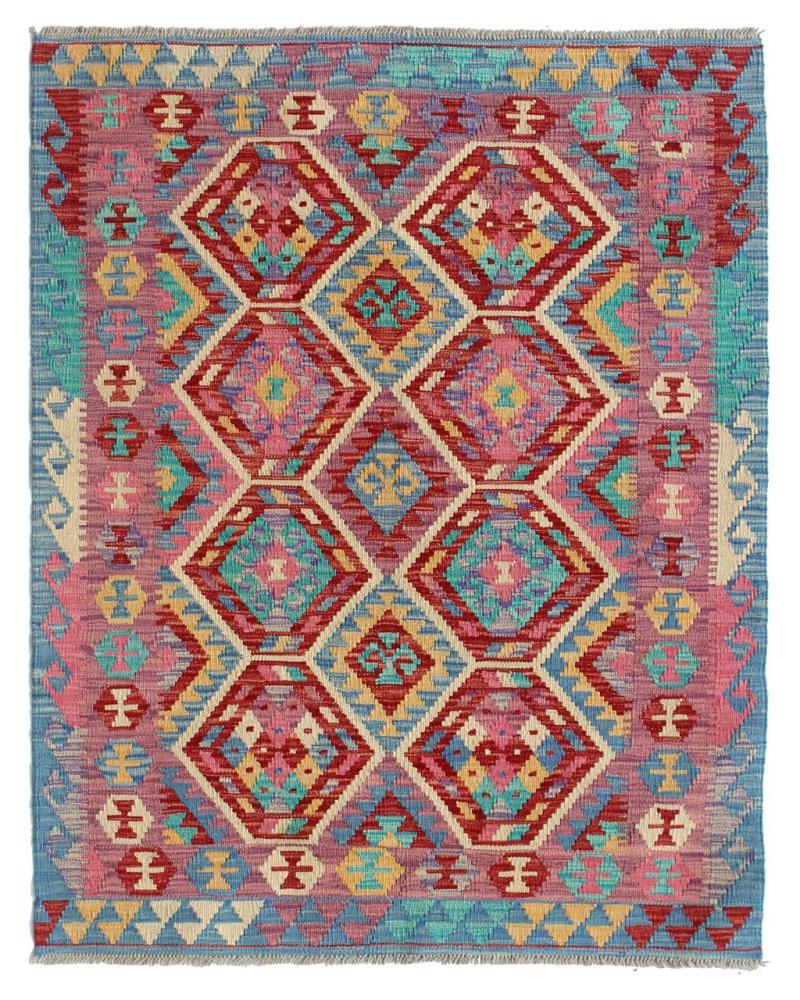 Covor afgan Chilim Afghan Kaudani 175x127 175x127, Covor persan Lucrate de mână