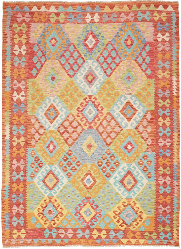 Tapete afegão Kilim Afegão 241x178 241x178, Tapete persa Tecido à mão