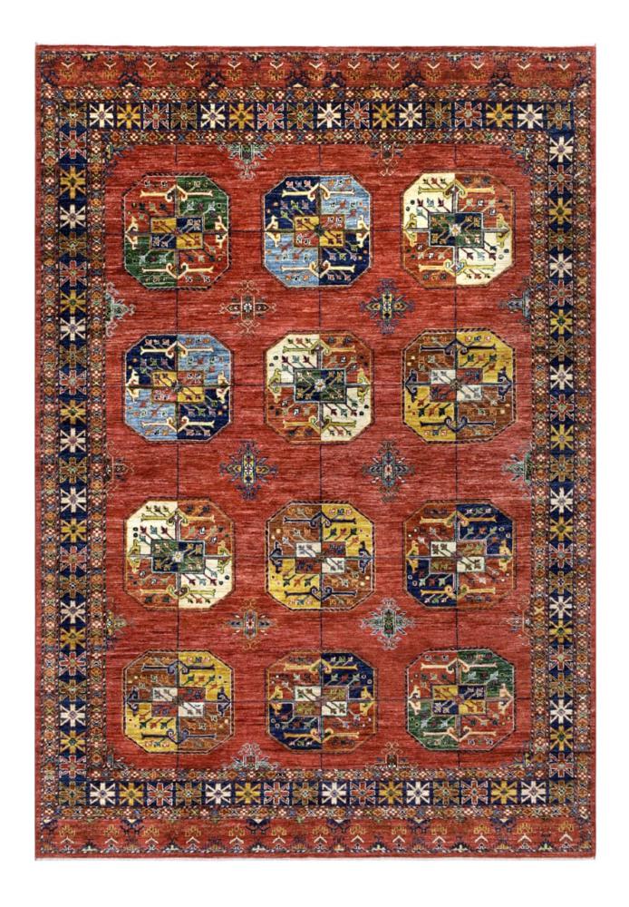 Tapis pakistanais Turkaman 293x202 293x202, Tapis persan Noué à la main