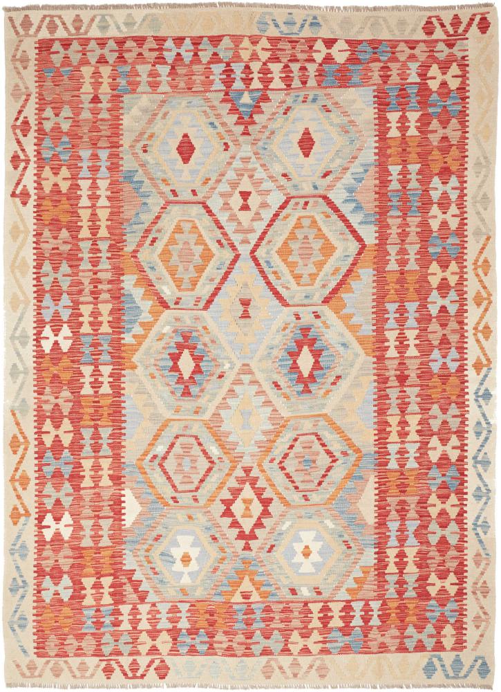 Afghanischer Teppich Kelim Afghan 242x176 242x176, Perserteppich Handgewebt