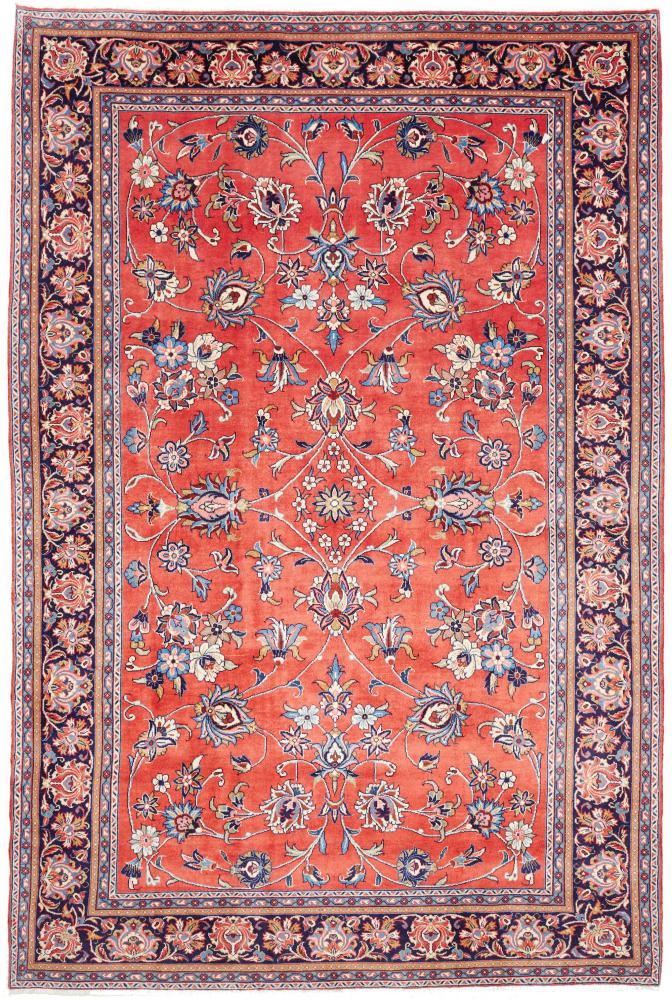 Persian Rug Sarouk 10'2"x6'6" 10'2"x6'6", Persian Rug Knotted by hand