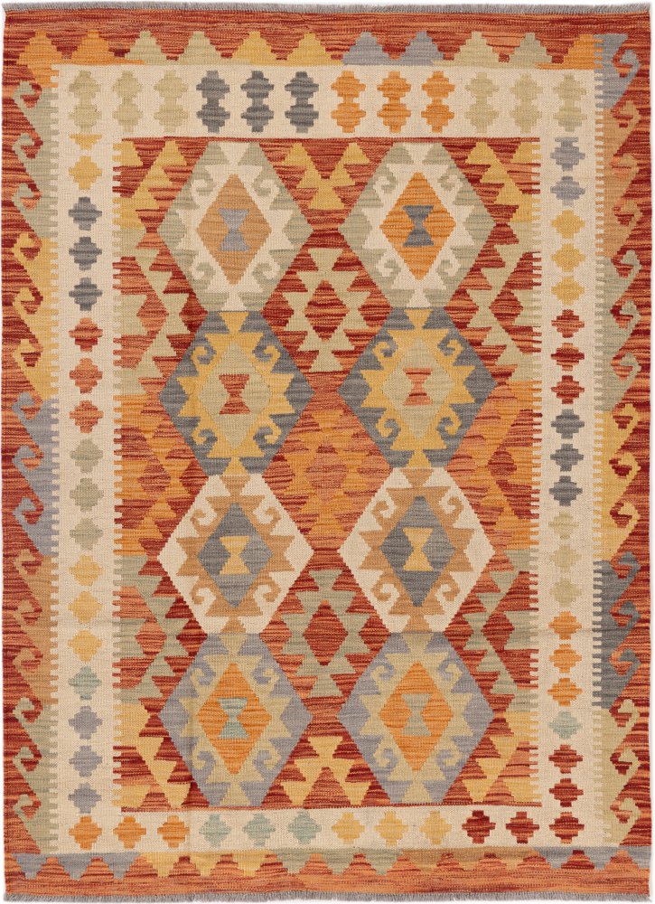 Afganistanilainen matto Kelim Afghan 173x129 173x129, Persialainen matto Käsinkudottu