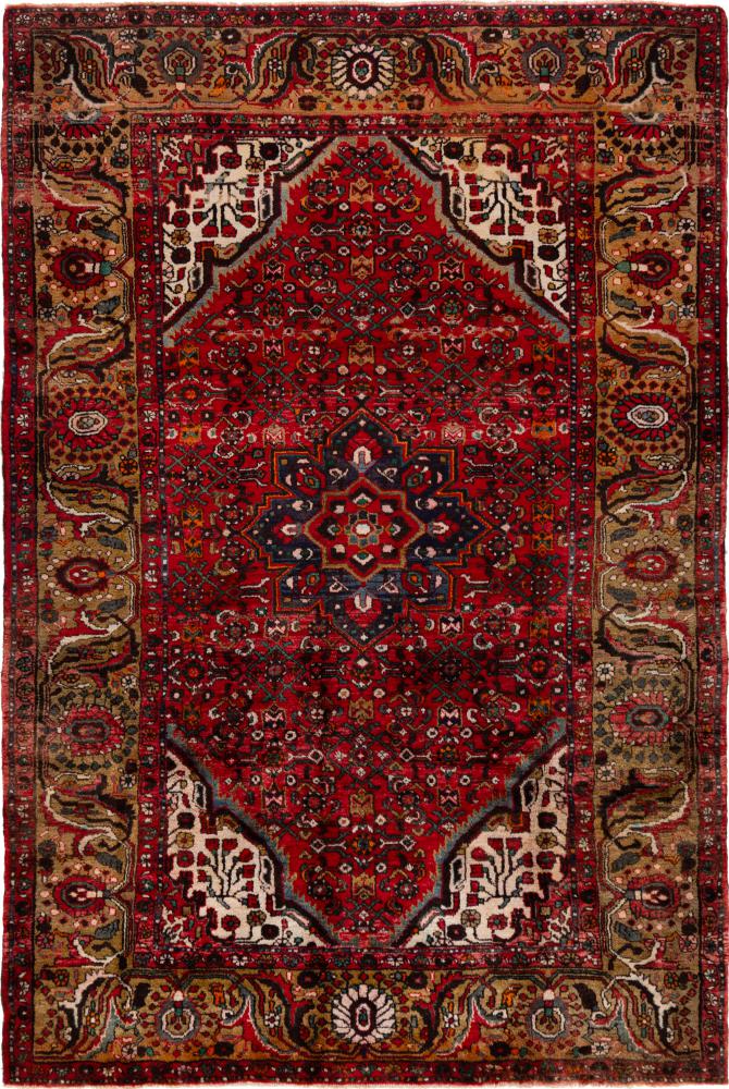 Persian Rug Hosseinabad 10'4"x6'10" 10'4"x6'10", Persian Rug Knotted by hand