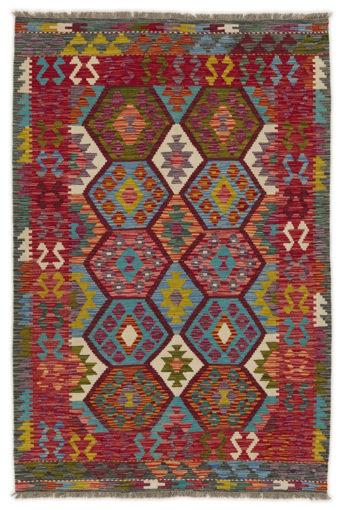 Afghansk tæppe Kelim Afghan 187x125 187x125, Persisk tæppe Håndvævet