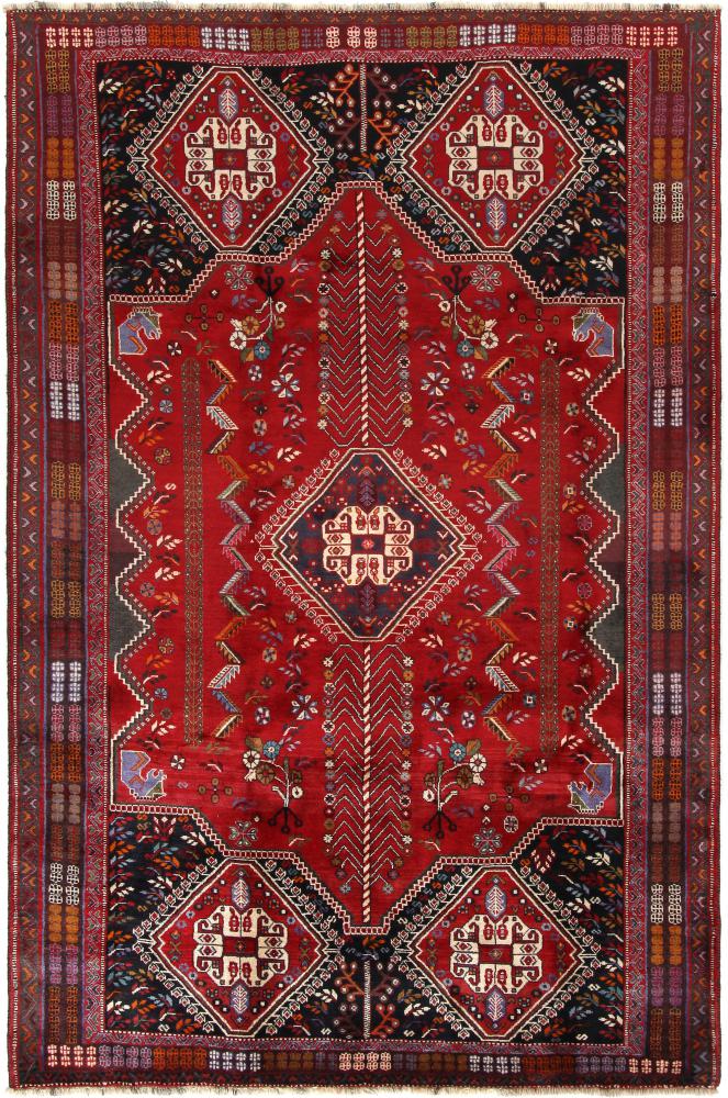 Perzisch tapijt Shiraz 281x179 281x179, Perzisch tapijt Handgeknoopte