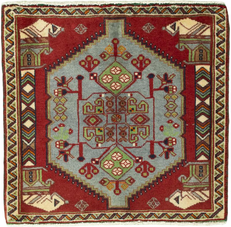 Persian Rug Shiraz 61x65 61x65, Persian Rug Knotted by hand