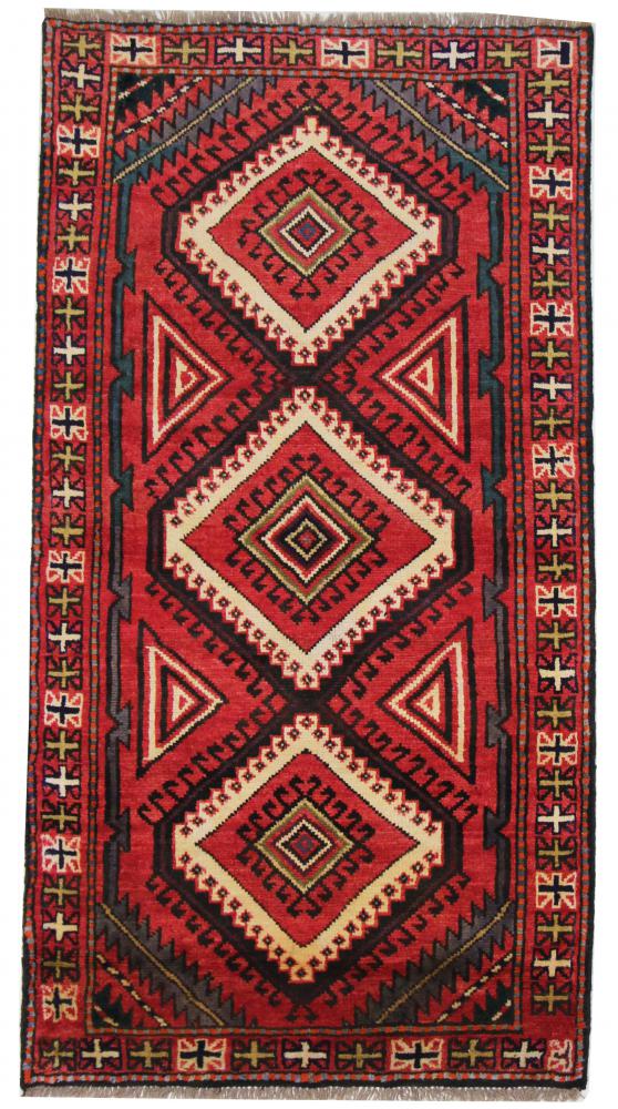 Tapete persa Kordi 205x105 205x105, Tapete persa Atado à mão