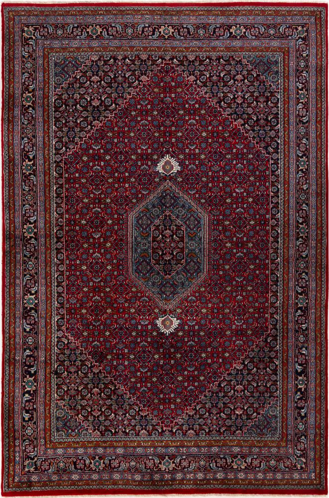 Ινδικό χαλί Indo Bidjar 294x196 294x196, Περσικό χαλί Οι κόμποι έγιναν με το χέρι