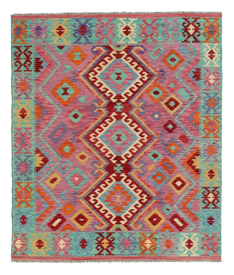 Afghansk tæppe Kelim Afghan Kaudani 170x128 170x128, Persisk tæppe Håndvævet