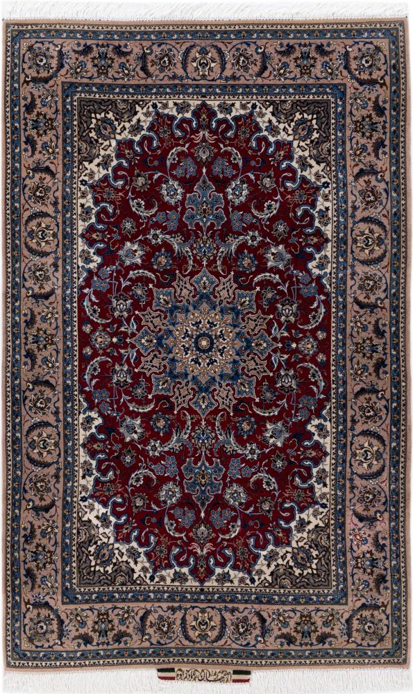 Persian rug Isfahan Signed Silknkette 177x110 177x110, Persian rug Hand-knotted