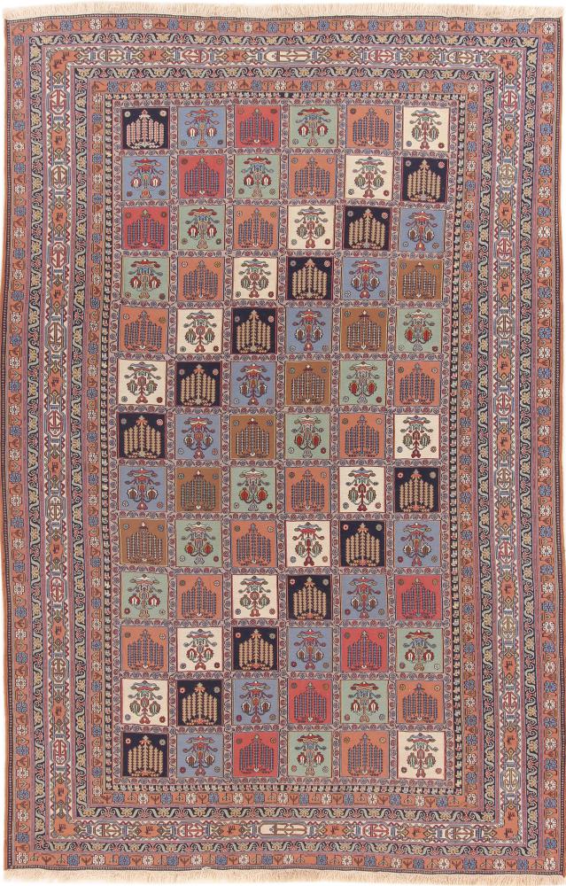 Tapete persa Kilim Soozani 304x197 304x197, Tapete persa Tecido à mão