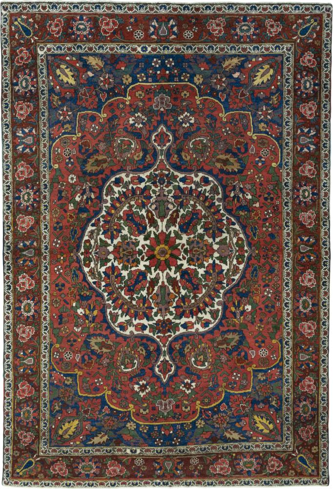 Persialainen matto Bakhtiar Antiikki 231x156 231x156, Persialainen matto Solmittu käsin