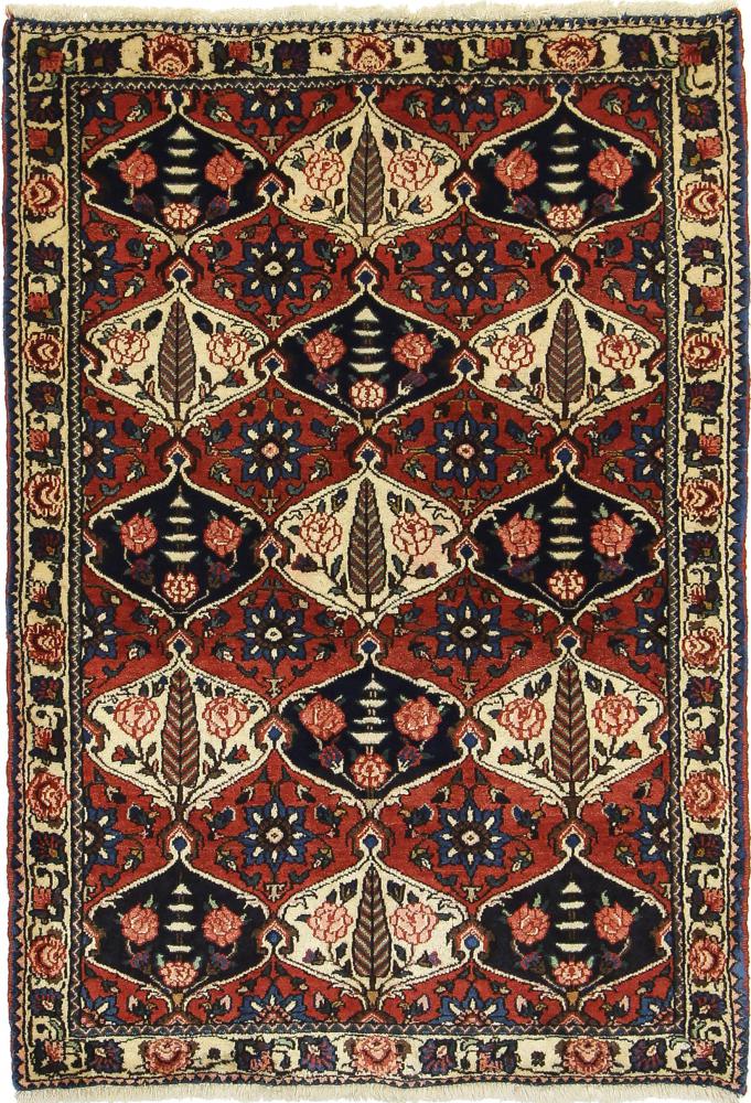 Persisk tæppe Bakhtiar 156x104 156x104, Persisk tæppe Knyttet i hånden