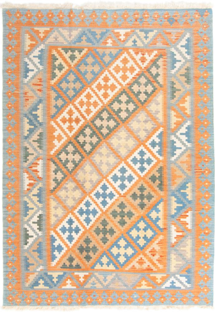 Tapete persa Kilim Fars 8'2"x5'9" 8'2"x5'9", Tapete persa Tecido à mão