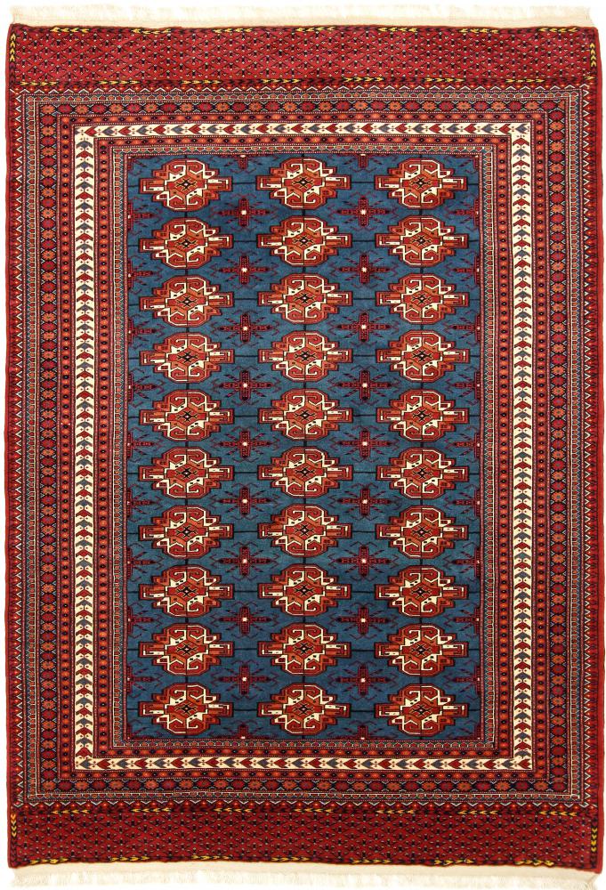 Persian Rug Turkaman 221x158 221x158, Persian Rug Knotted by hand