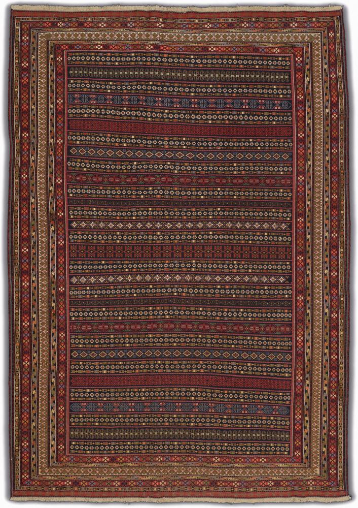 Persialainen matto Kelim Fars Sirjan 292x191 292x191, Persialainen matto kudottu