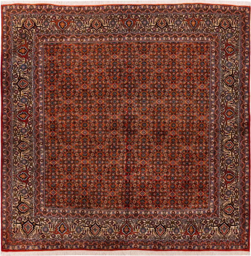 Alfombra persa Bidjar 190x191 190x191, Alfombra persa Anudado a mano