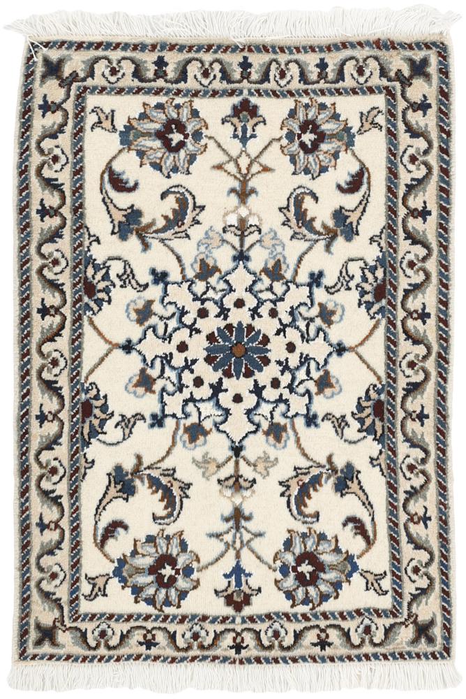 Tapis persan Naïn 2'10"x1'11" 2'10"x1'11", Tapis persan Noué à la main
