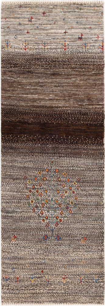 Tapis persan Persan Gabbeh Loribaft Atelier 146x50 146x50, Tapis persan Noué à la main