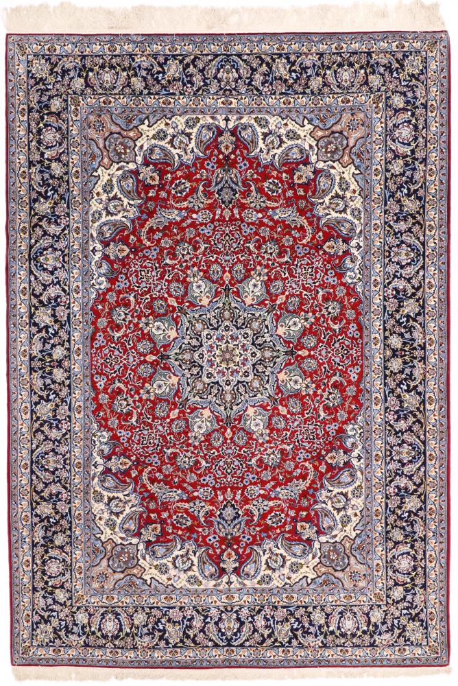 Tapete persa Isfahan Fio de Seda 299x209 299x209, Tapete persa Atado à mão