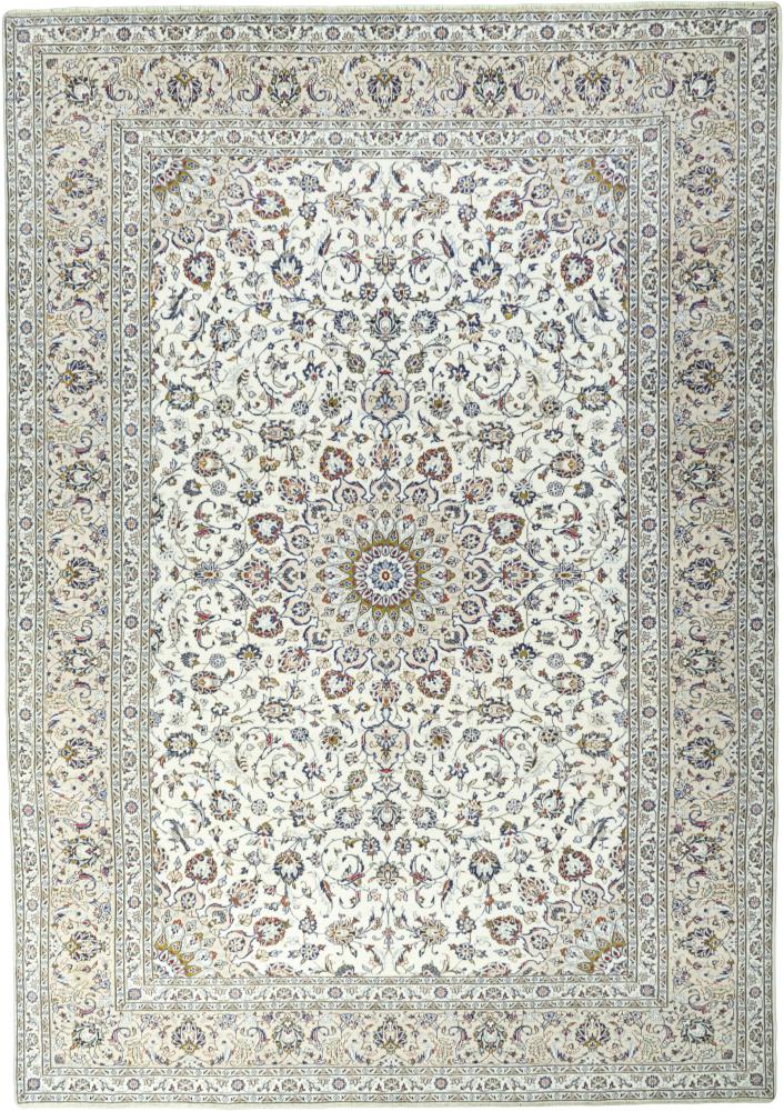 Persian Rug Keshan 13'7"x9'9" 13'7"x9'9", Persian Rug Knotted by hand