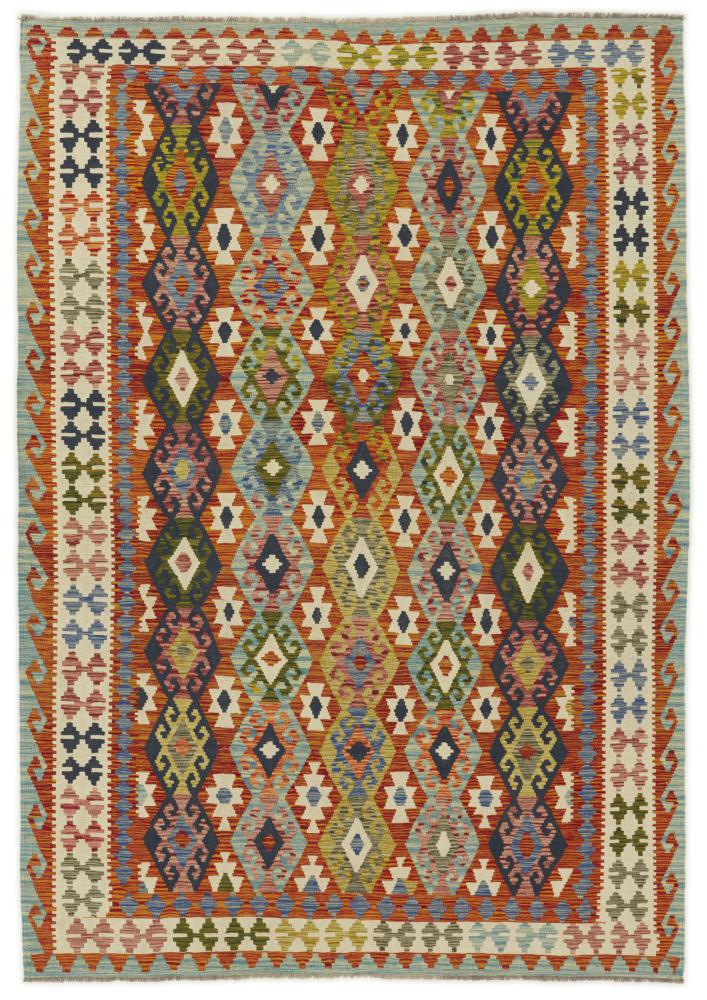 Afghanska mattan Kilim Afghan 305x211 305x211, Persisk matta handvävd 